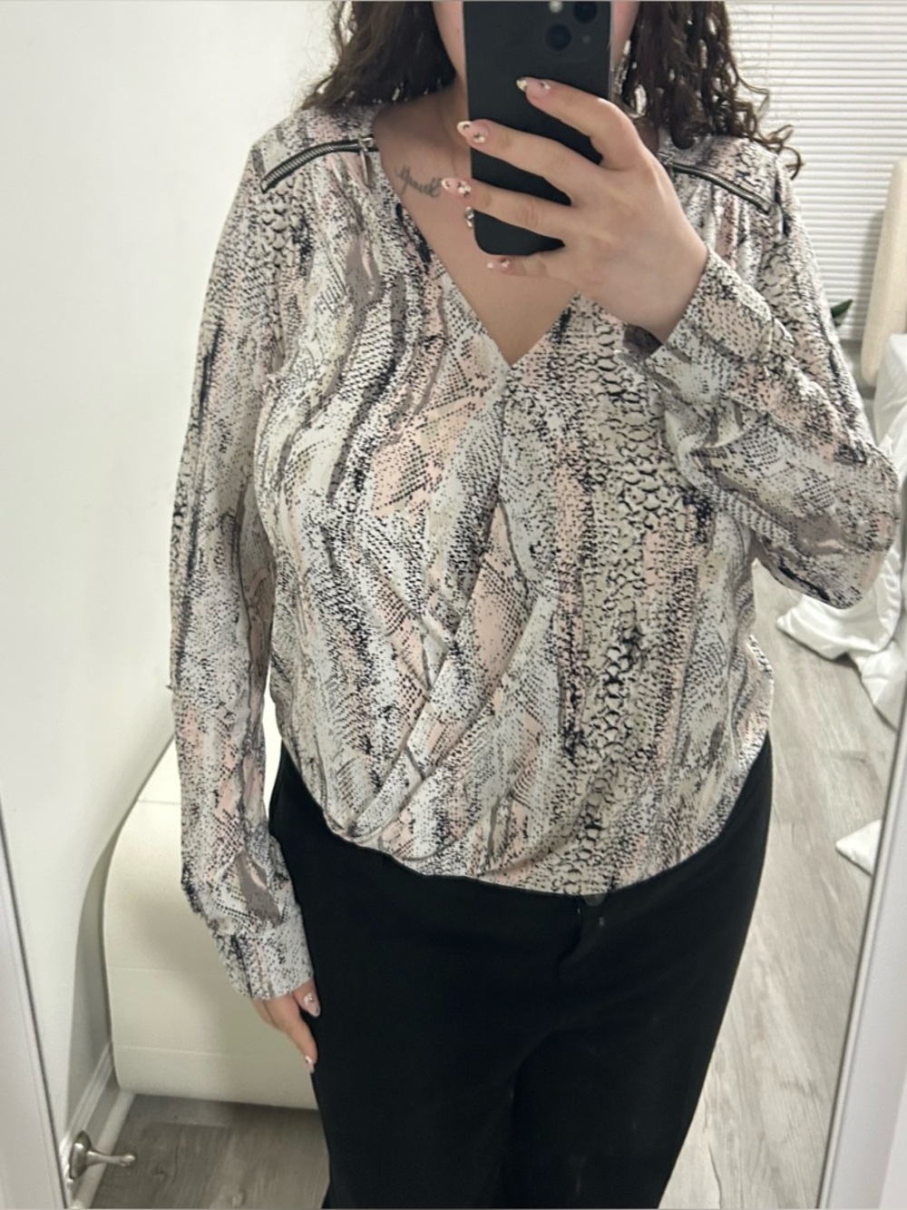 inc international concepts wrap blouse